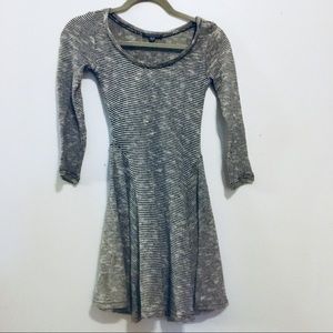 Black and white striped American Eagle dress